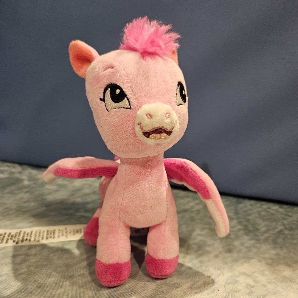 Disney Decades‎ Fantasia Pink Baby Pegasus Plush 8" Rare Stuffed Animal